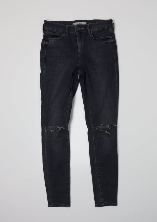 Topshop Womens Blue  Denim Skinny Jeans Size 26 L28 in