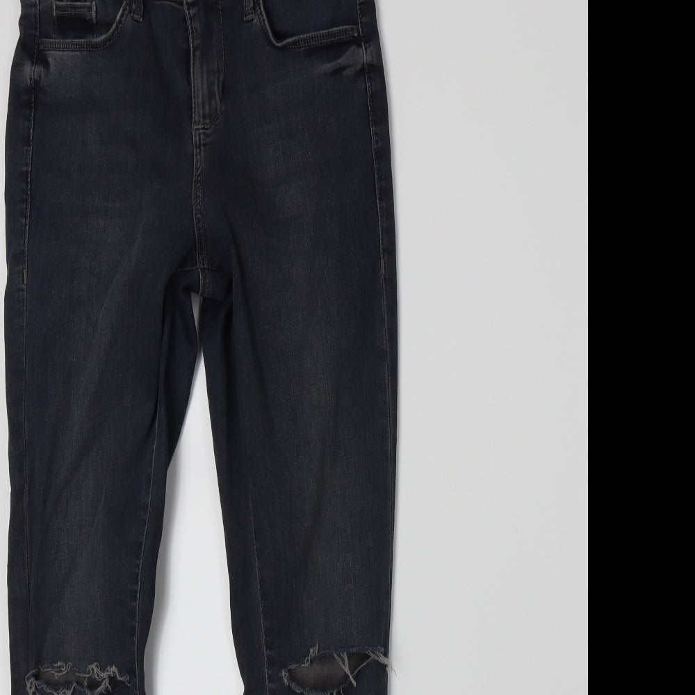 Topshop Womens Blue  Denim Skinny Jeans Size 26 L28 in