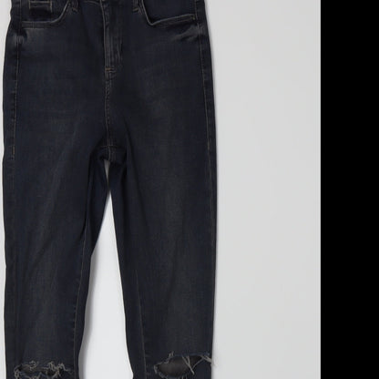 Topshop Womens Blue  Denim Skinny Jeans Size 26 L28 in