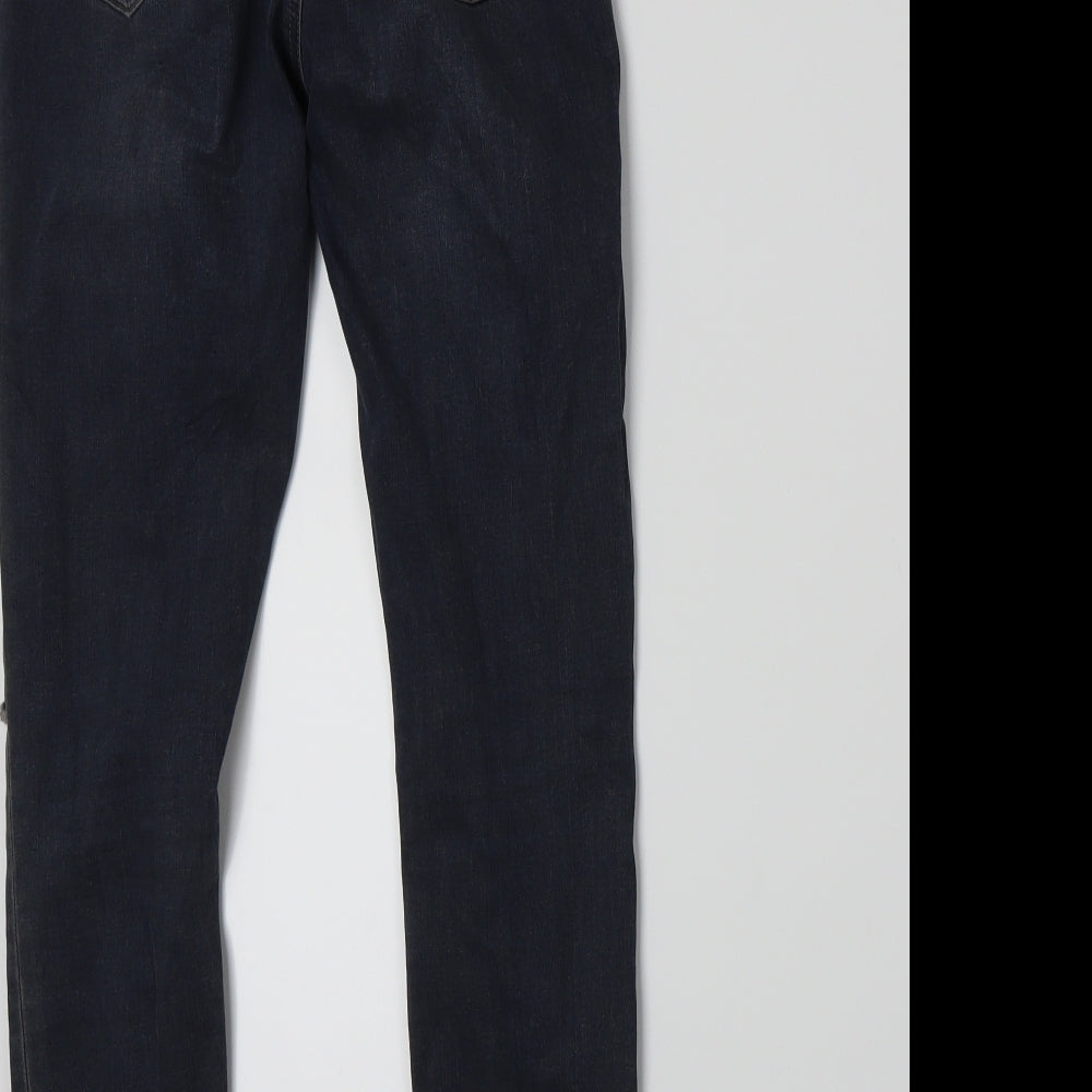 Topshop Womens Blue  Denim Skinny Jeans Size 26 L28 in