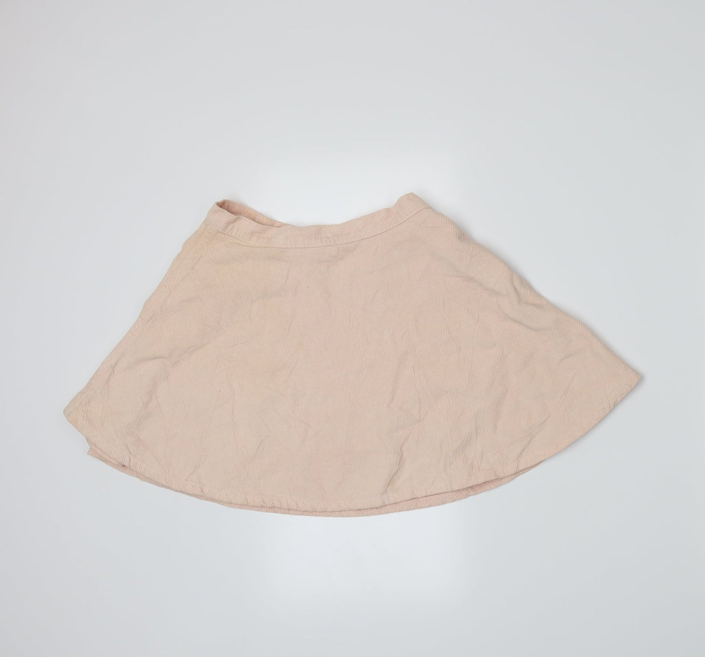 American Apparel Womens Pink  Corduroy A-Line Skirt Size S