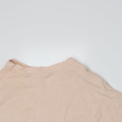 American Apparel Womens Pink  Corduroy A-Line Skirt Size S