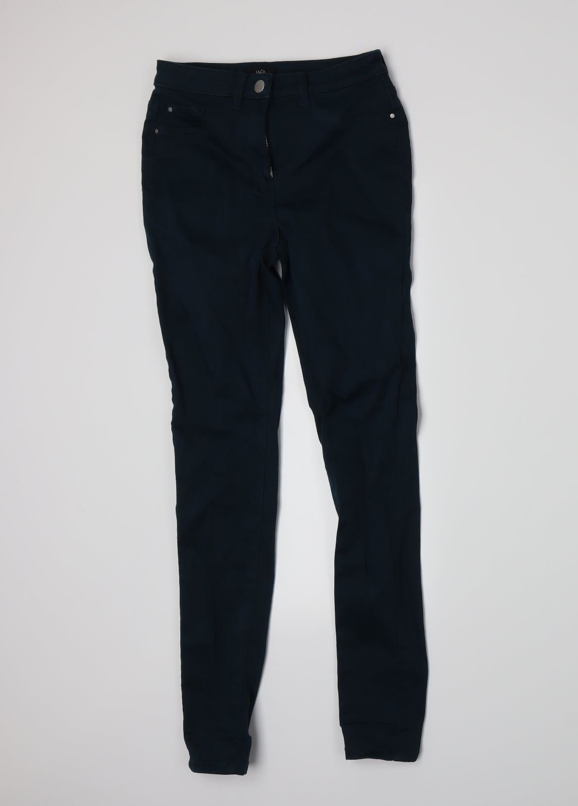 M&Co Womens Blue   Skinny Jeans Size 8 L28 in