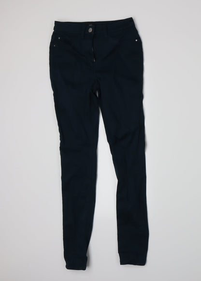 M&Co Womens Blue   Skinny Jeans Size 8 L28 in