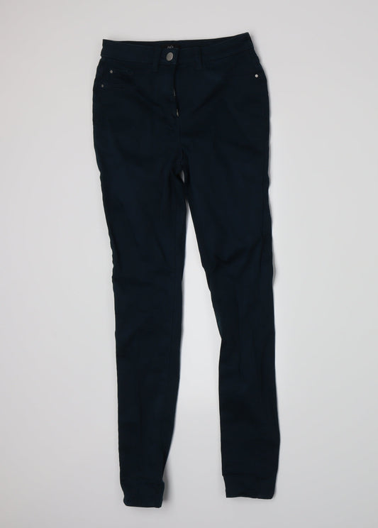 M&Co Womens Blue   Skinny Jeans Size 8 L28 in