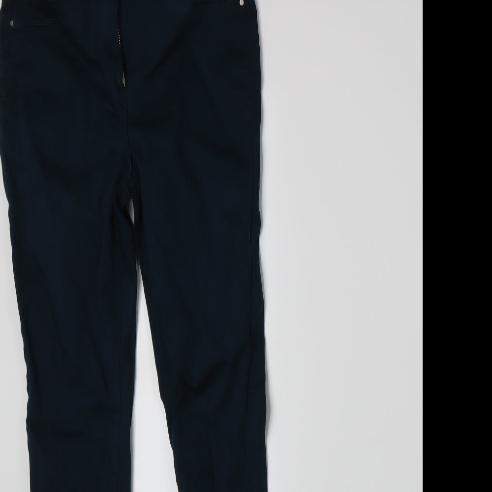 M&Co Womens Blue   Skinny Jeans Size 8 L28 in