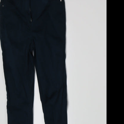 M&Co Womens Blue   Skinny Jeans Size 8 L28 in