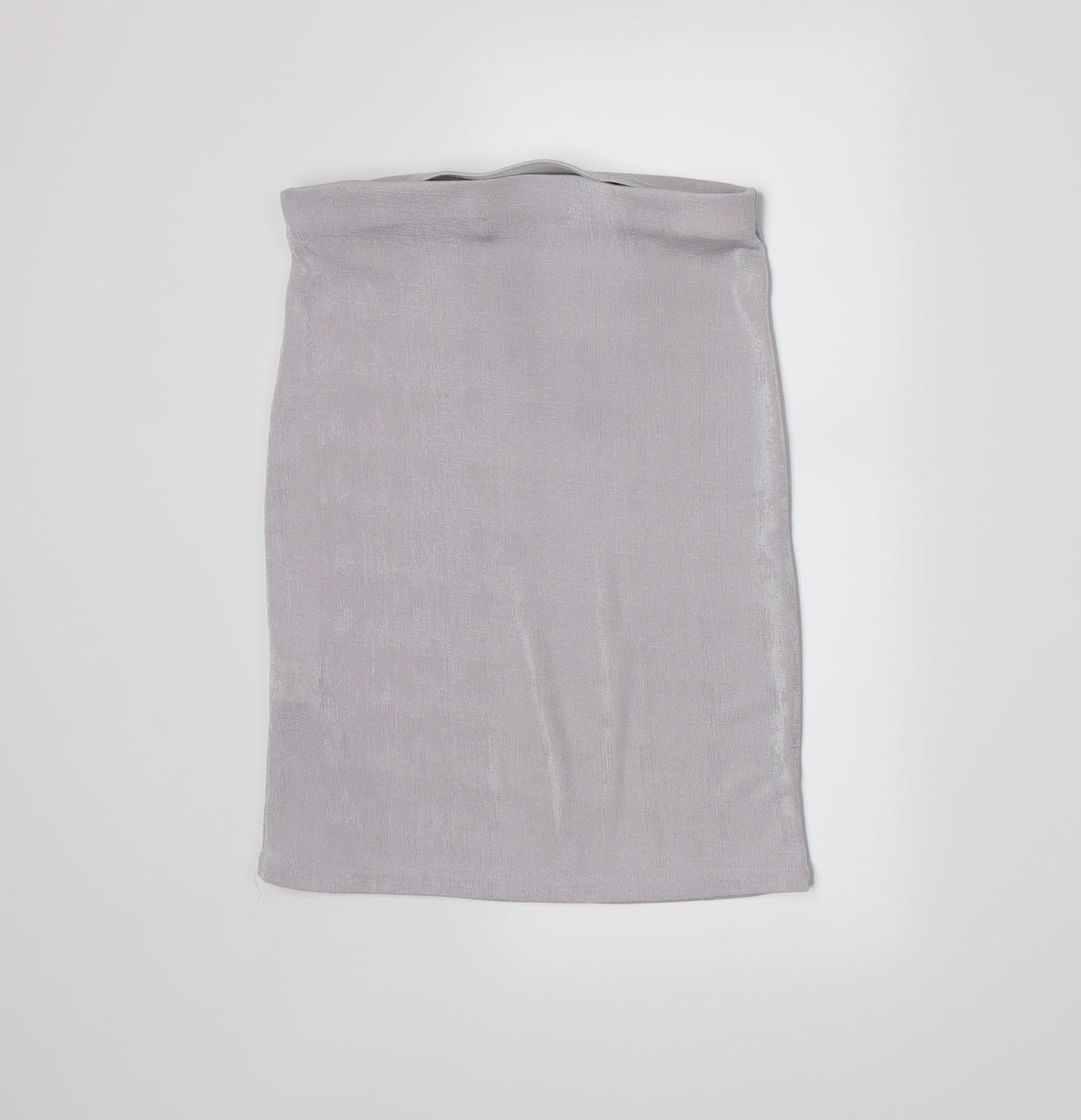 Missguided Womens Grey   Bandage Skirt Size 8