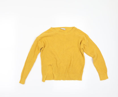 Matalan Girls Yellow   Shrug Jumper Size 8 Years