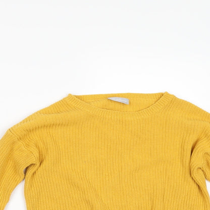 Matalan Girls Yellow   Shrug Jumper Size 8 Years