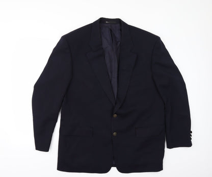 Mens UK Size 42 BHS Regular Blue Suit Jacket