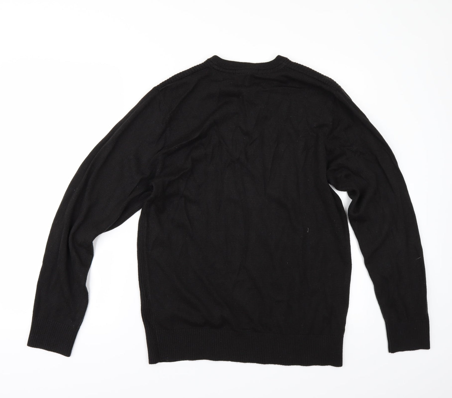 George Mens Black   Pullover Jumper Size M