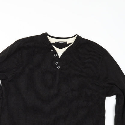 George Mens Black   Pullover Jumper Size M