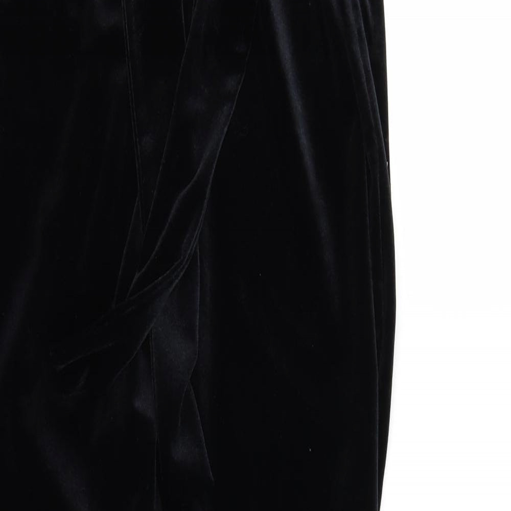 Womens UK Size 12 PRETTYLITTLETHING Regular Fit  Black Trousers