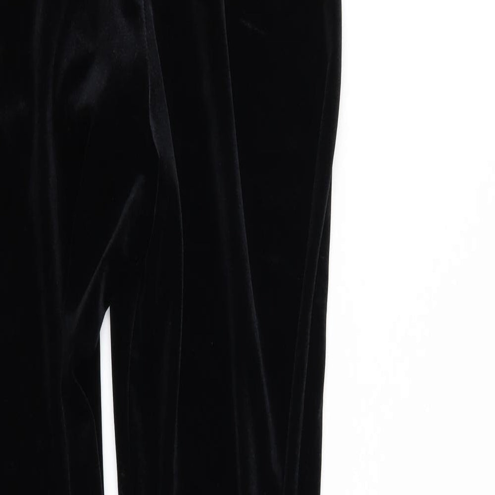 Womens UK Size 12 PRETTYLITTLETHING Regular Fit  Black Trousers