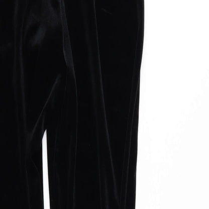 Womens UK Size 12 PRETTYLITTLETHING Regular Fit  Black Trousers