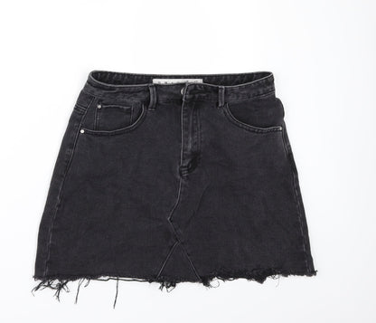Womens UK Size 10 Denim & Co. Mini Denim Skirt