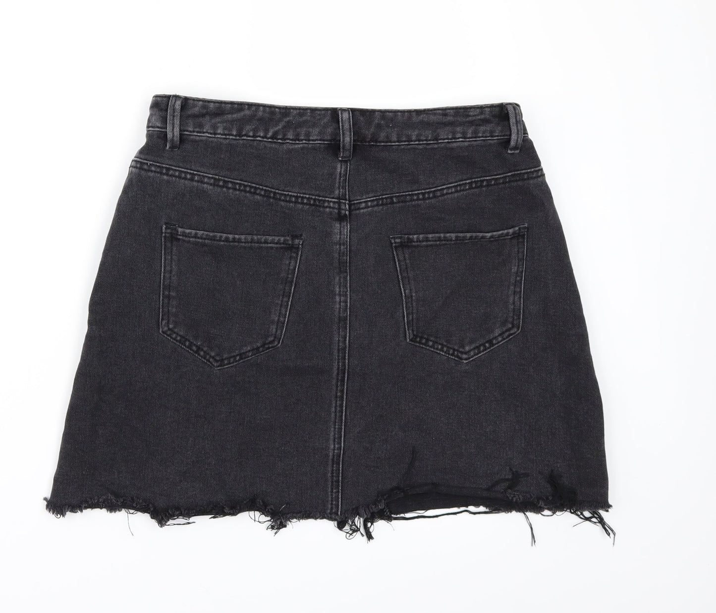 Womens UK Size 10 Denim & Co. Mini Denim Skirt