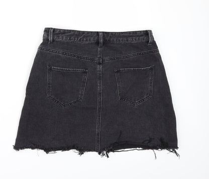 Womens UK Size 10 Denim & Co. Mini Denim Skirt