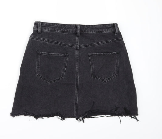 Womens UK Size 10 Denim & Co. Mini Denim Skirt
