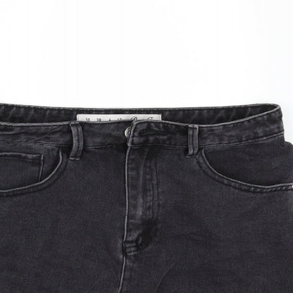 Womens UK Size 10 Denim & Co. Mini Denim Skirt