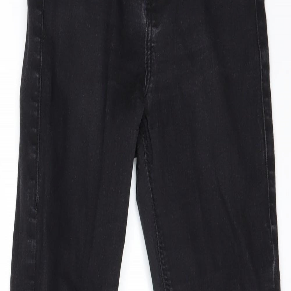 Topshop Womens Black  Denim Skinny Jeans Size 26 L25 in
