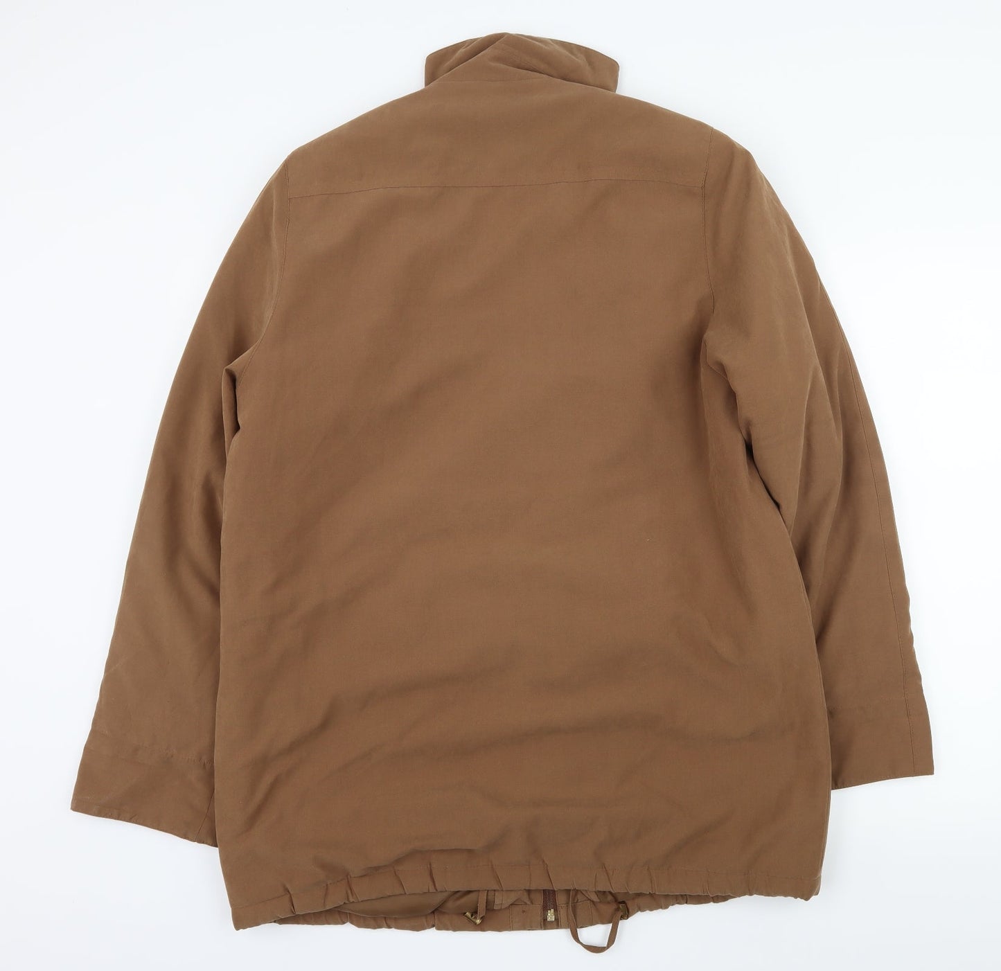 Womens UK Size 10 Preworn Brown Overcoat