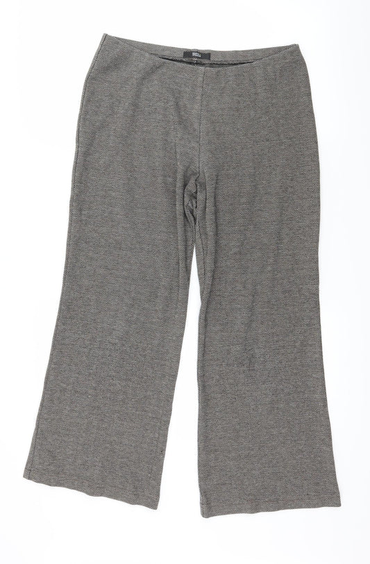 Womens UK Size 32 Marks and Spencer Regular Fit  Brown Trousers