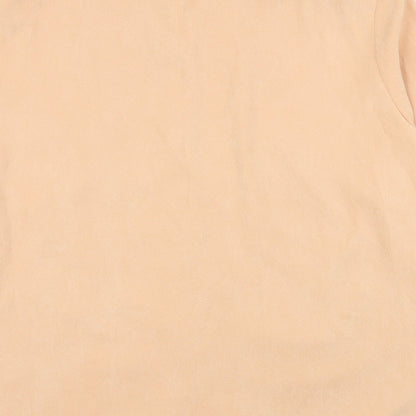 Womens UK Size 18 Preworn Orange Basic Button-Up