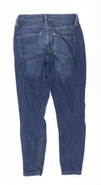 Dorothy Perkins Womens Black  Denim Skinny Jeans Size 6 L26 in