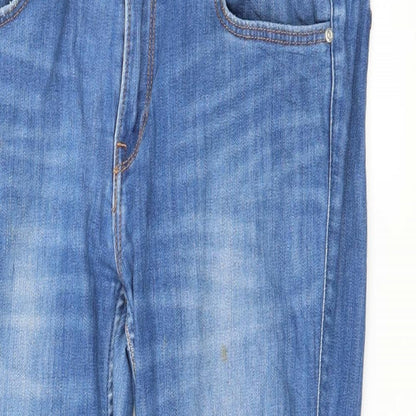 Lee Womens Blue  Denim Skinny Jeans Size 34 L28 in