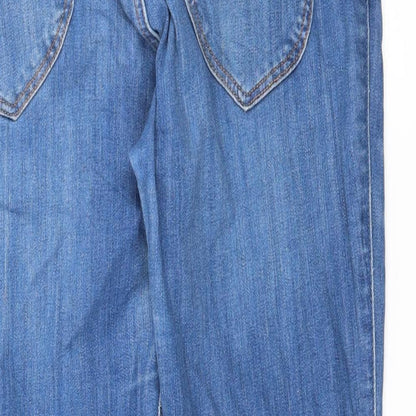 Lee Womens Blue  Denim Skinny Jeans Size 34 L28 in