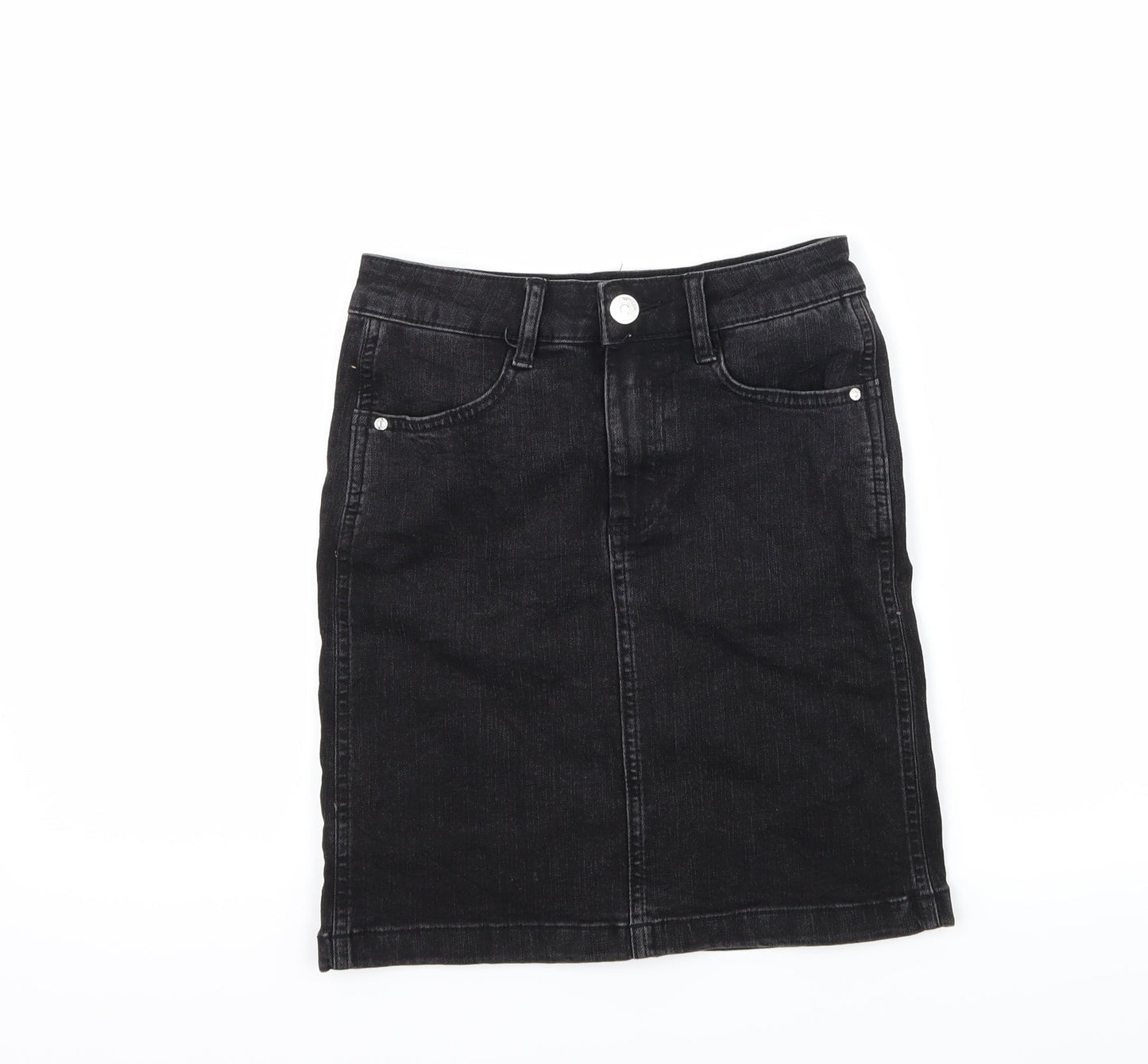Womens UK Size 6 Denim & Co. A-Line Denim Skirt