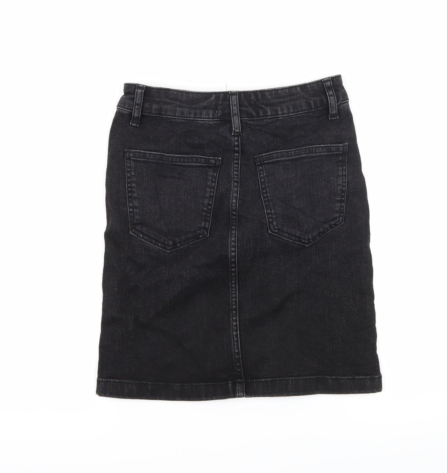 Womens UK Size 6 Denim & Co. A-Line Denim Skirt