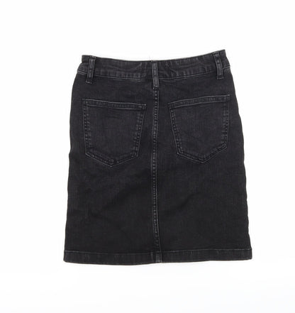 Womens UK Size 6 Denim & Co. A-Line Denim Skirt