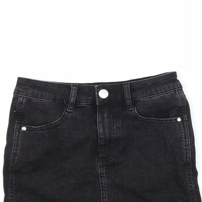 Womens UK Size 6 Denim & Co. A-Line Denim Skirt