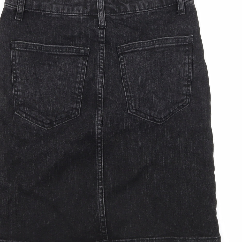 Womens UK Size 6 Denim & Co. A-Line Denim Skirt