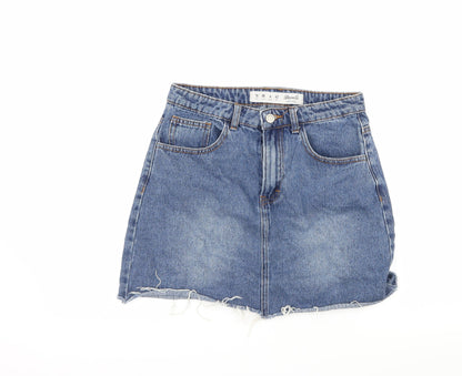 Womens UK Size 10 Denim & Co. A-Line Denim Skirt
