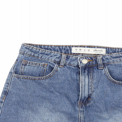 Womens UK Size 10 Denim & Co. A-Line Denim Skirt