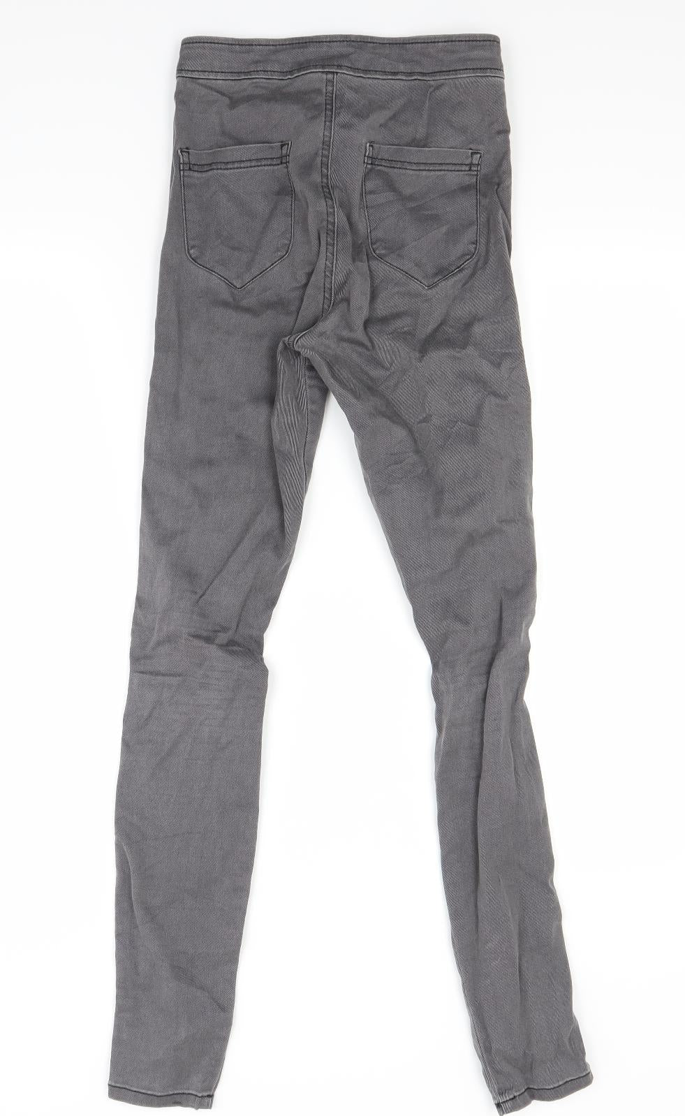 ASOS Womens Grey  Denim Skinny Jeans Size 8 L30 in