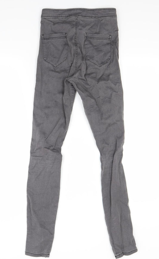 ASOS Womens Grey  Denim Skinny Jeans Size 8 L30 in
