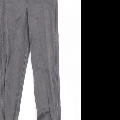 ASOS Womens Grey  Denim Skinny Jeans Size 8 L30 in