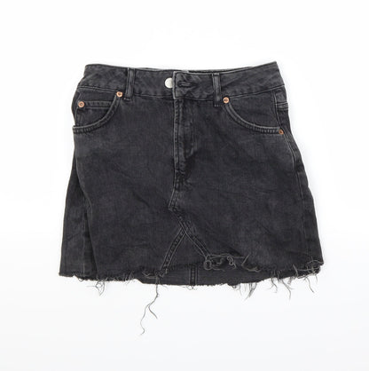 Womens UK Size 8 Topshop Maxi Denim Skirt