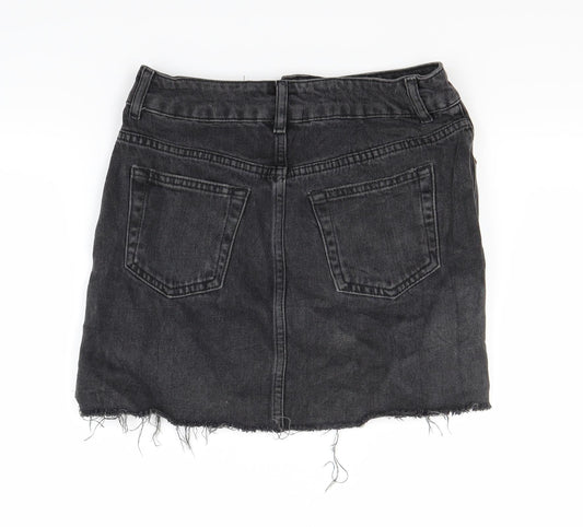 Womens UK Size 8 Topshop Maxi Denim Skirt