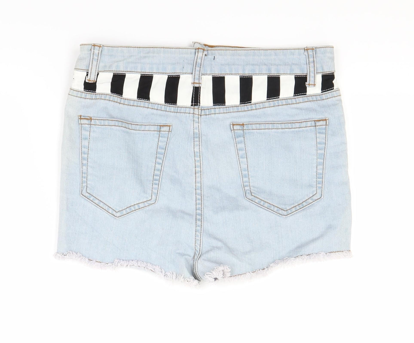 Womens UK Size 8 Preworn Regular Fit Cut-Off Shorts