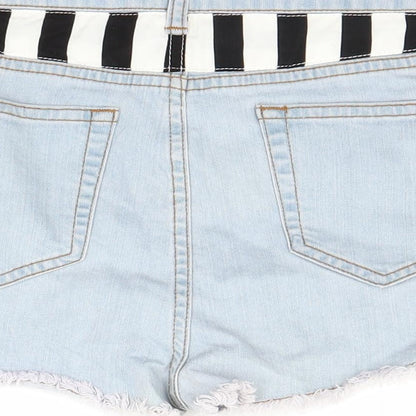 Womens UK Size 8 Preworn Regular Fit Cut-Off Shorts