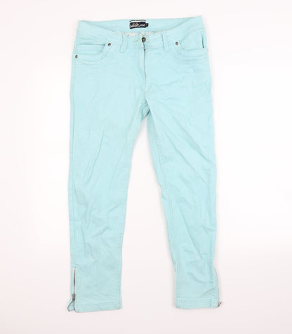Heart & soul Womens Green  Denim Skinny Jeans Size 10 L27 in