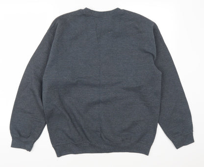 Gildan Womens Blue   Pullover Sweatshirt Size M  - Prosecc Ho Ho Ho Christmas