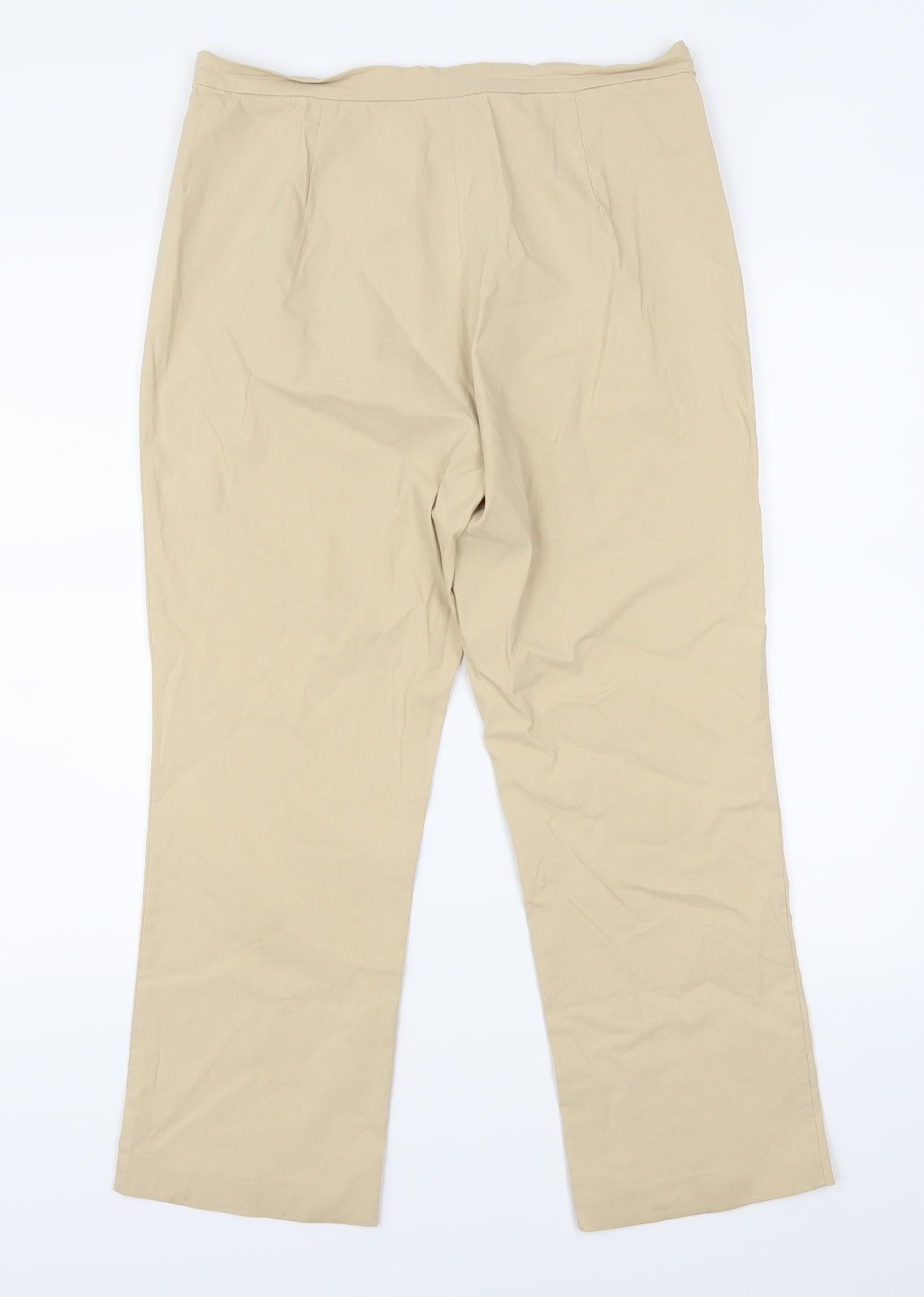 Debenhams Womens Beige   Trousers  Size 12 L25 in