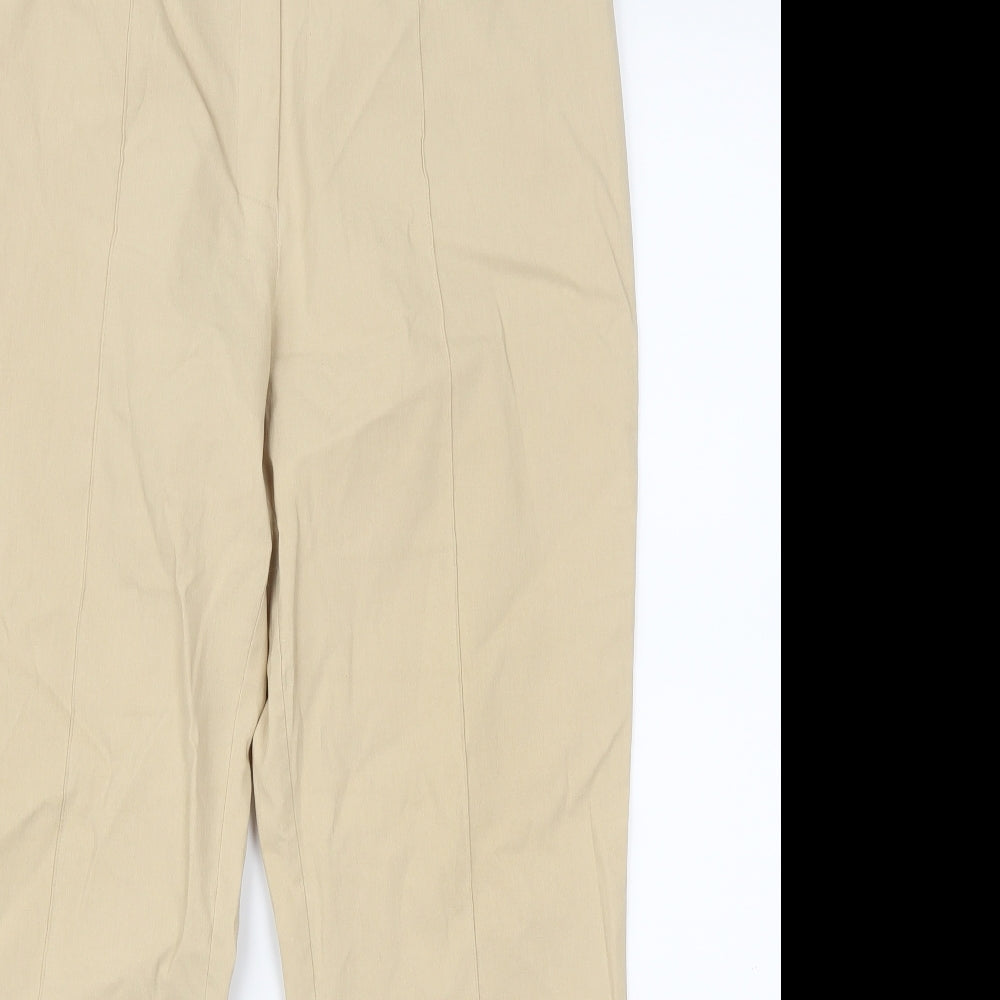 Debenhams Womens Beige   Trousers  Size 12 L25 in